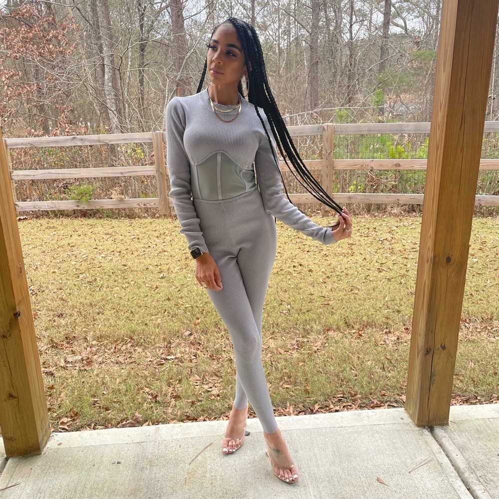 Grey Jumpsuit